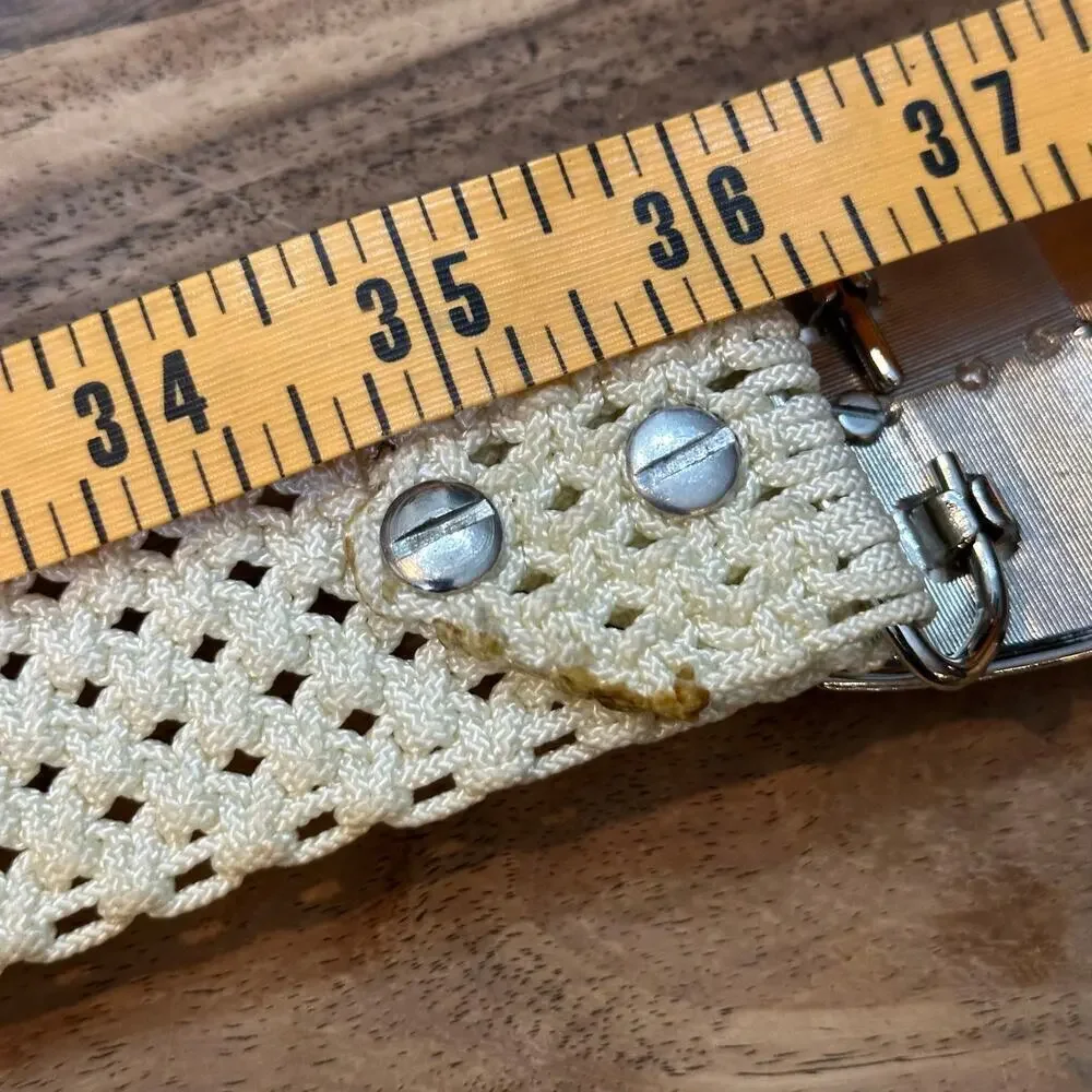 Men's Silver Gold Morgan Silver Dollar Buckle Belt vintage cowboy rare
